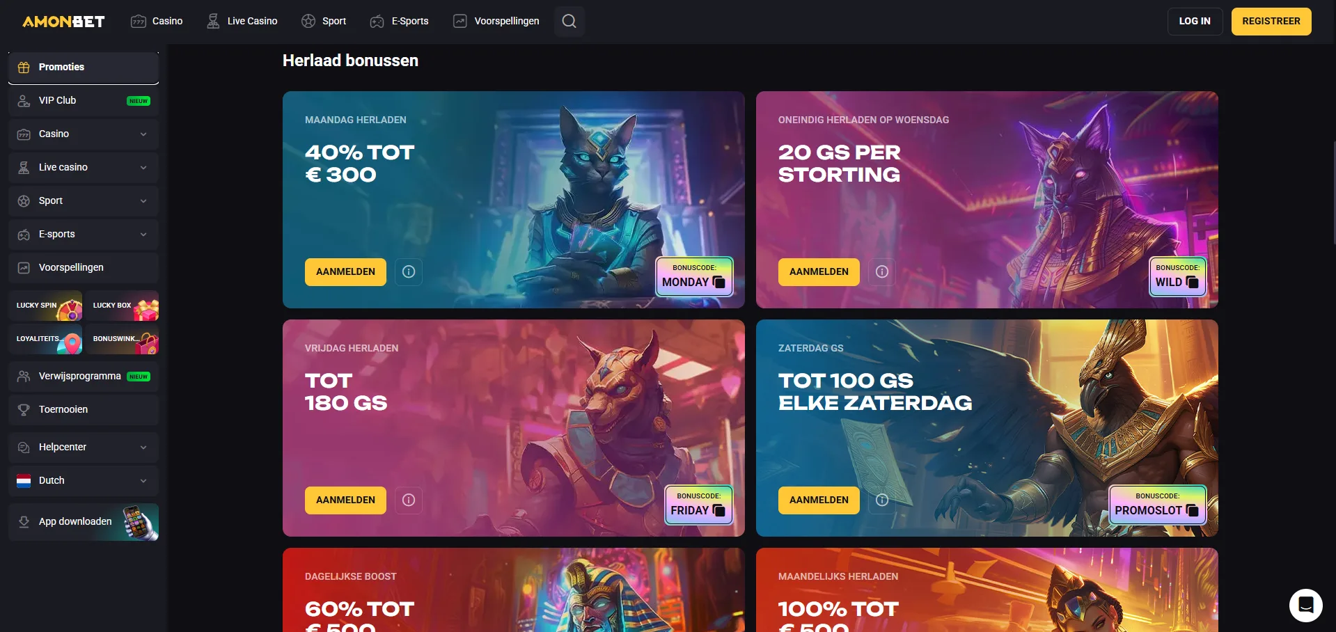 Amonbet Casino Bonus