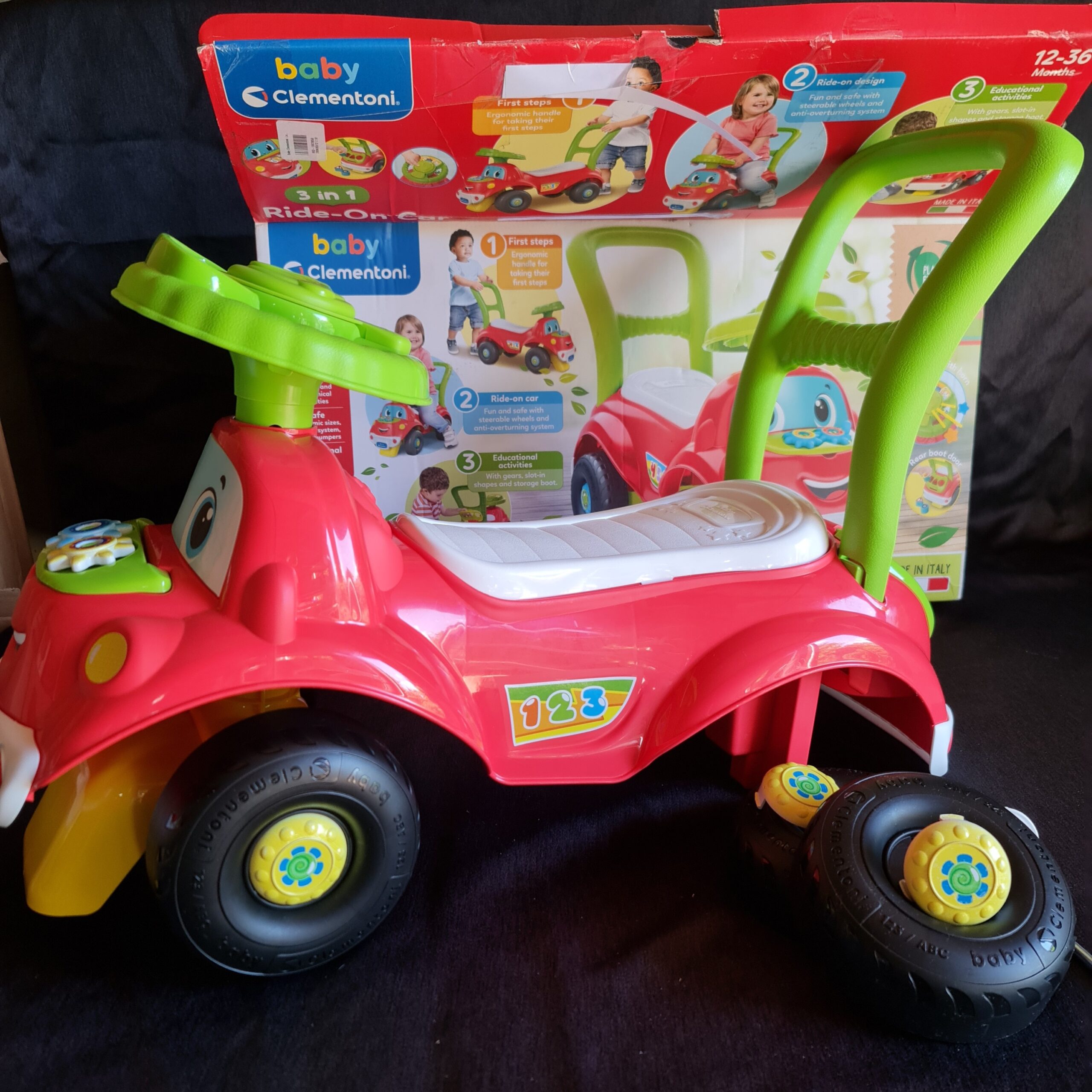 Clementoni Ride-On 3-in-1 loopauto
