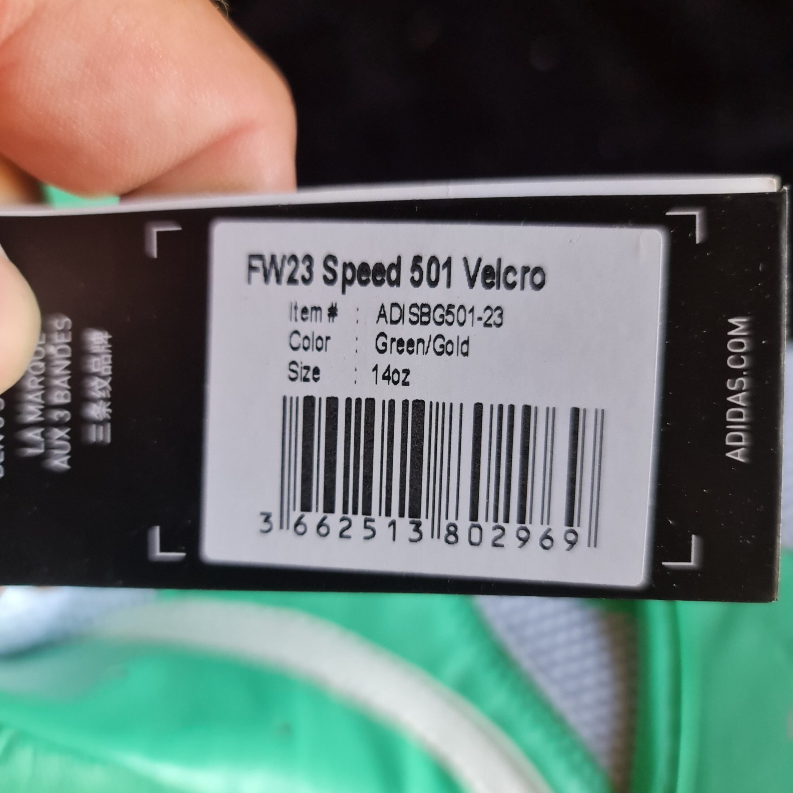 Adidas (Kick)bokshandschoenen Speed 50 - Groen/Zilver - Afbeelding 2