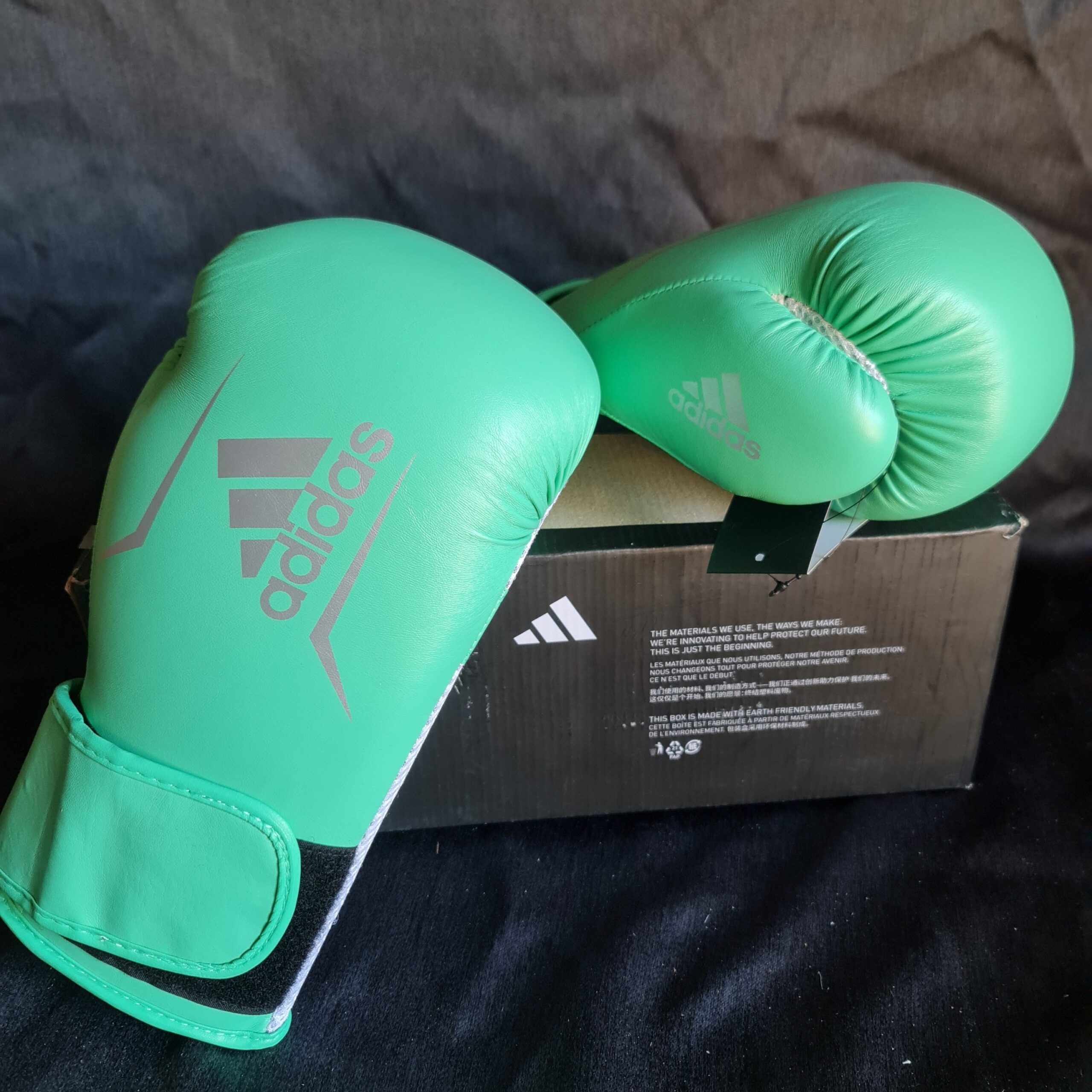 Adidas (Kick)bokshandschoenen Speed 50 - Groen/Zilver